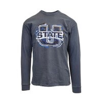 U-State Long-Sleeve Navy T-Shirt Justin Patten
